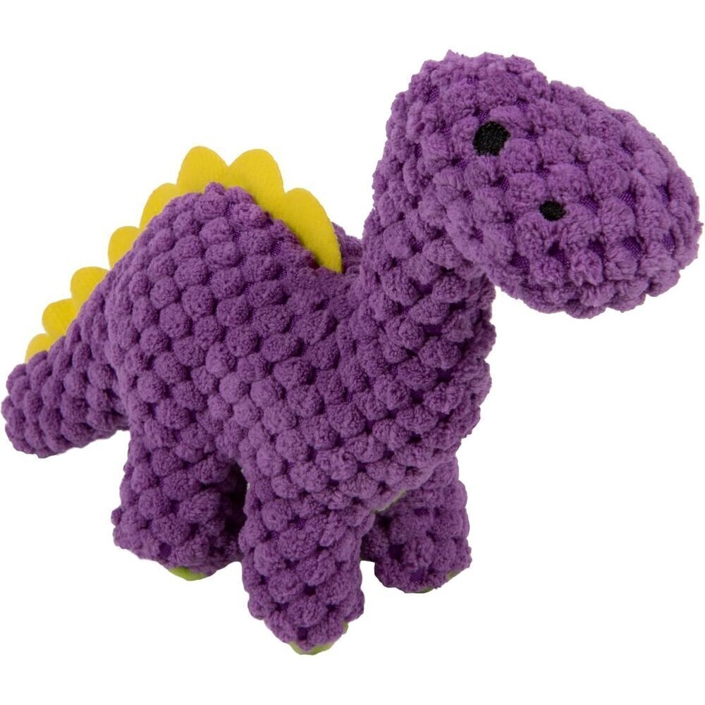 Checkers Just for Me Dinos Bruto Squeaky Plush Dog Toy, Chew Guard Technology -